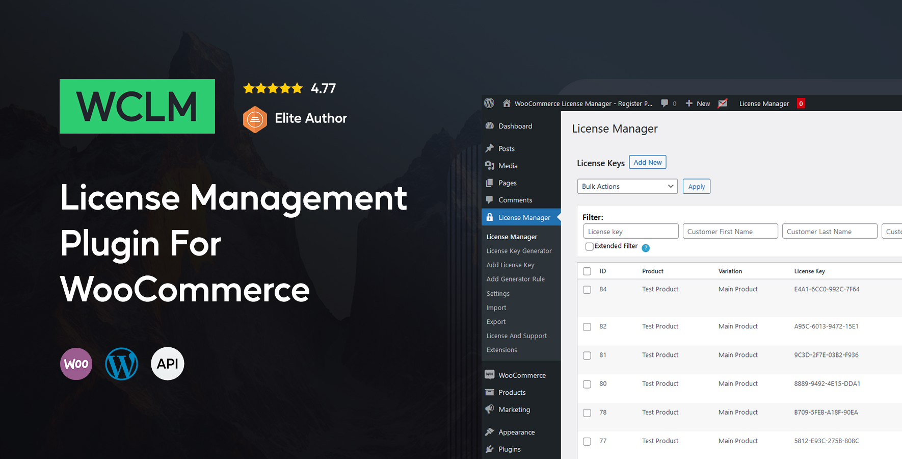 WCLM - WooCommerce License Manager